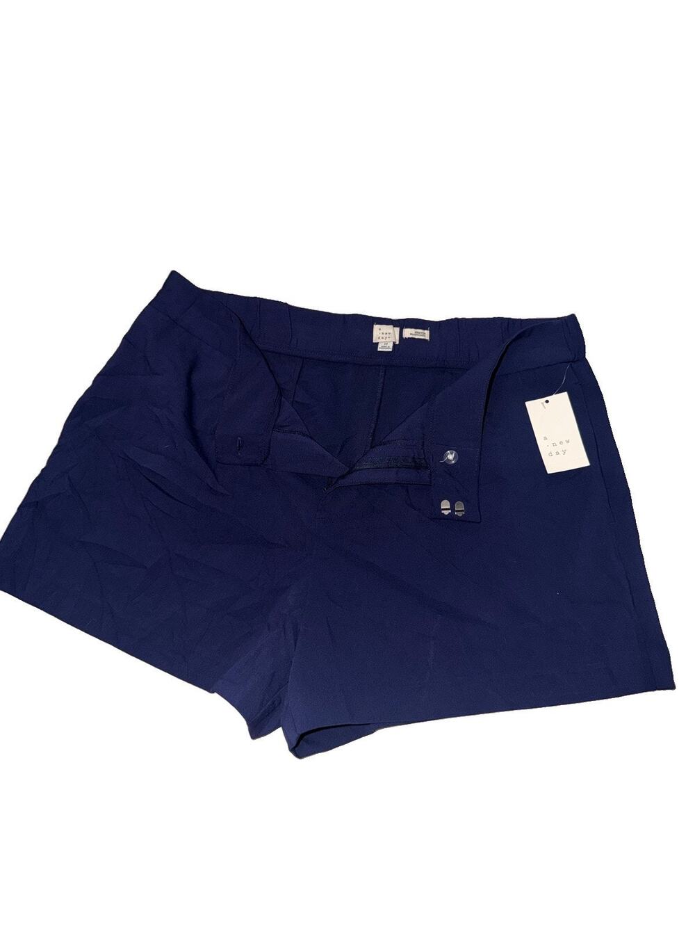 Midi Shorts A New Day Brand Stretch Elastizado Sz 17 Blue NWT (AR6)